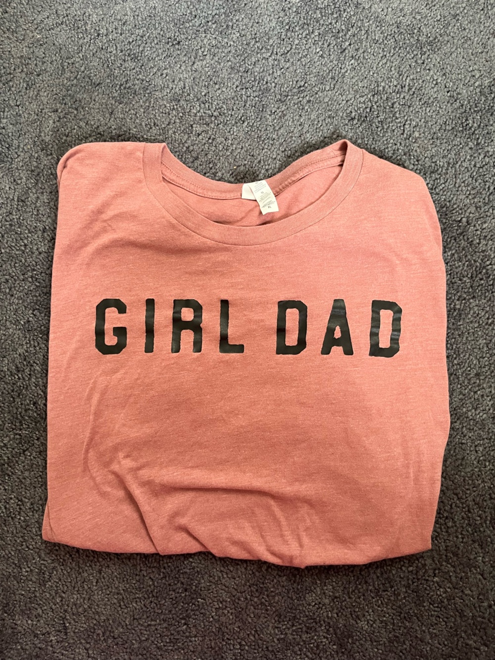 Caden Lane Girl Dad tee in salmon color size XL